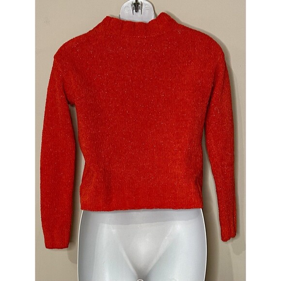 Melrose and Market Nordstrom Red Mock Turtleneck Sweater Size M (8/10) EUC!!! - Picture 2 of 4